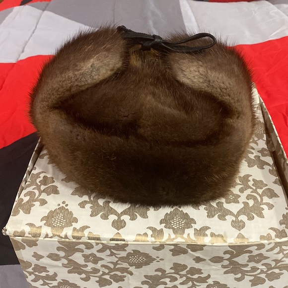 Womens mink fur cap vintage 70’s - Picture 2 of 8